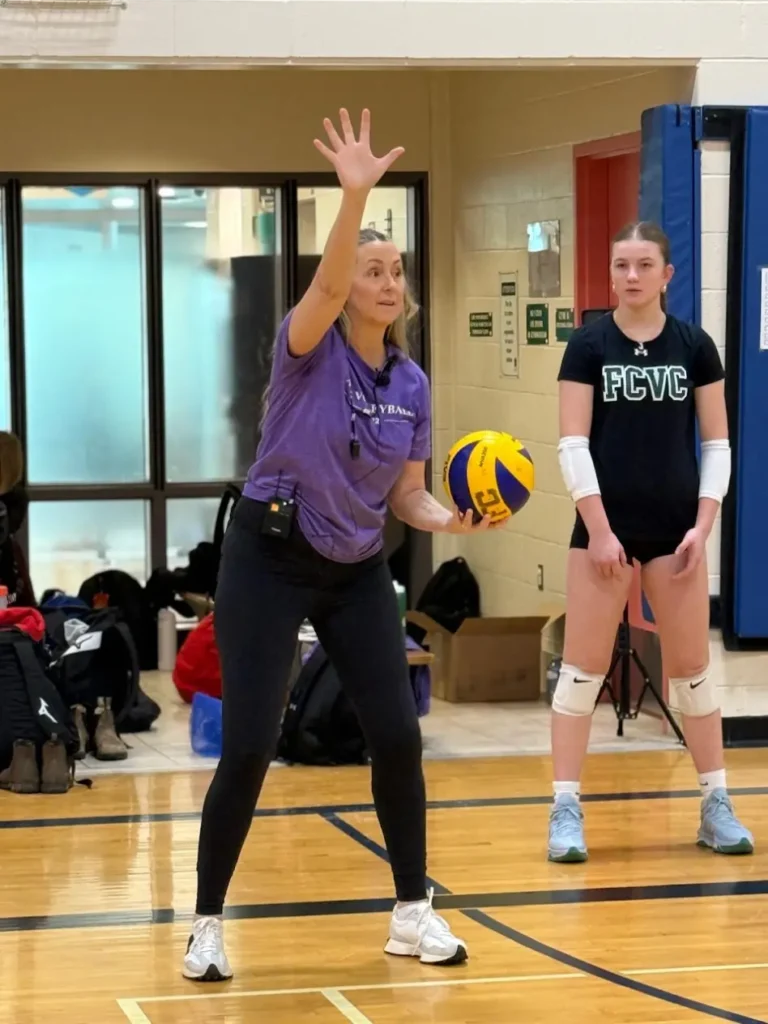 Michelle Lange ACE VOLLEYBALL CLINIC coach
